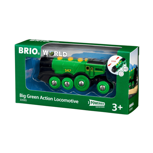 BRIO - Big Green Action Locomotive