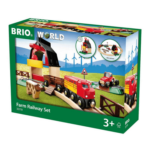 BRIO - Farm Railway Set 20 pieces