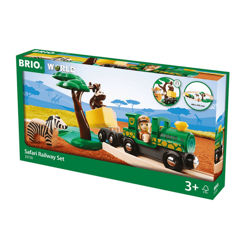 BRIO - Safari Railway Set 17 pieces