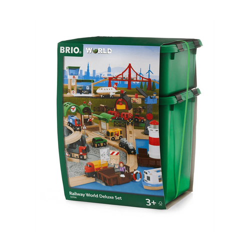 BRIO - Railway World Deluxe Set 106 pieces