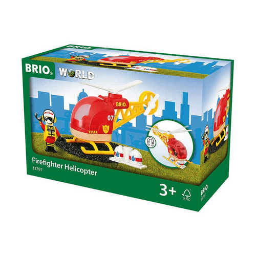 BRIO - Firefighter Helicopter 3 pieces