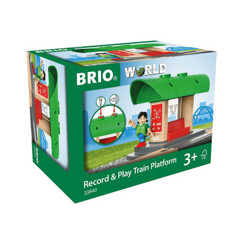 BRIO - Record &amp; Play Train Platform