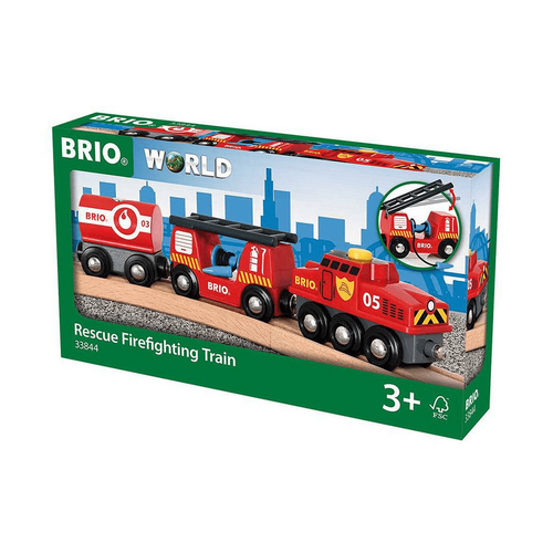 BRIO - Rescue Firefighting Train 4 pieces