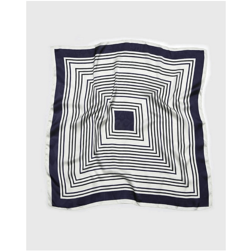 belle &amp; bloom Labyrinth Fashion Scarf - Navy Stripe