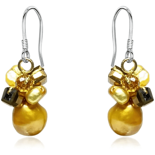 Fabuleux Vous Areeya Gold Pearl Earrings