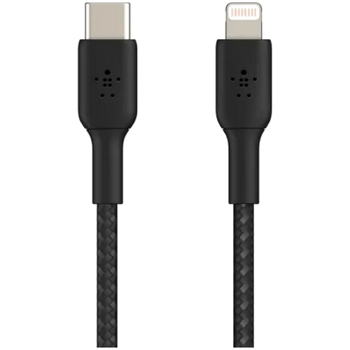 Belkin BoostCharge USB-C to Lightning Braided Cable For Apple devices - Black