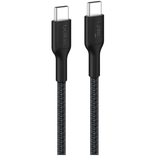 Belkin Boost Charge Pro USB-C to C 240W - Braided Cable - 1m Universally compatible - White