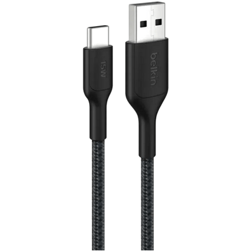 Belkin Boost Charge Pro USB-A to C - Braided Cable - 2m Universally compatible - White