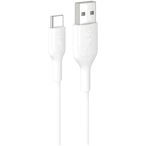 Belkin BoostCharge USB-A to USB-C Cable 15W 1M - White
