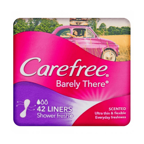 Carefree Panty Liner Barely There Scented 42 Pack