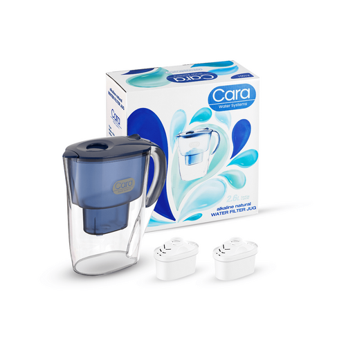 Cara Water Filter Jug 2.6Ltr with Two Alkaline Filter