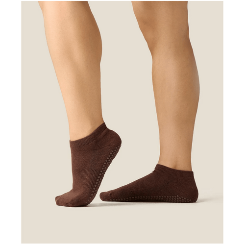 MoveActive Low Rise Grip Socks - Espresso