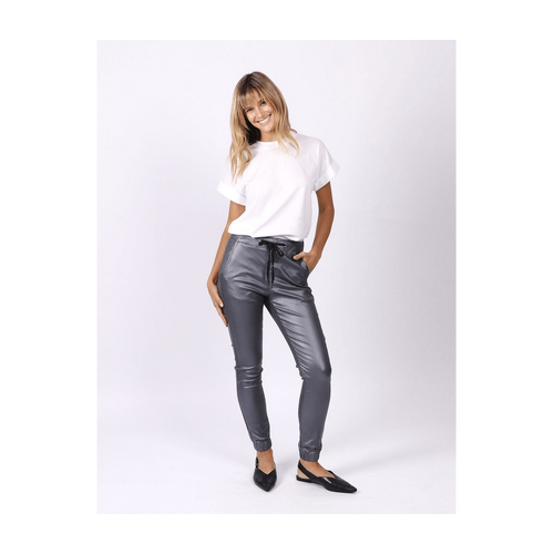 Hayden Joggers Wax Look - Charcoal