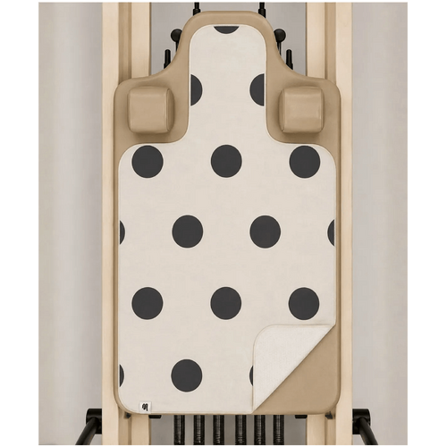 MoveActive Reformer Grip Towel - Polka Dot Cream