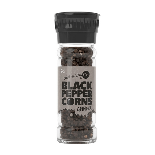 Community Co Black Peppercorn Grinder 50 Gram