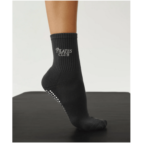 MoveActive Crew Grip Socks - Pilates Club Ink
