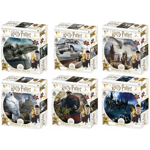 Crown &amp; Andrews Super 3D 500pc Harry Potter Assortment (6 in the Assortment)