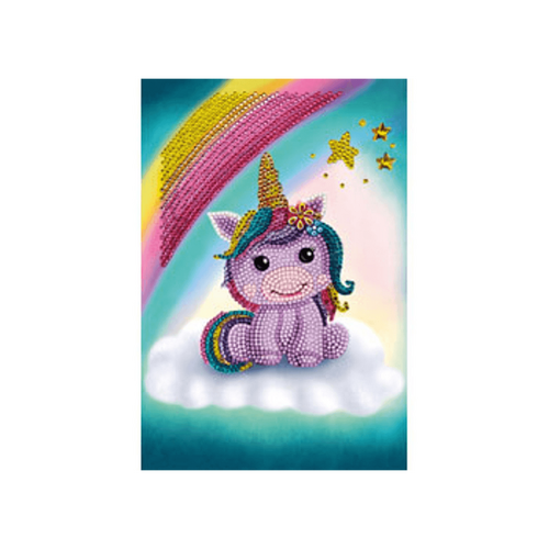 Crystal Art - Unicorn Smile Notebook 18x26cm