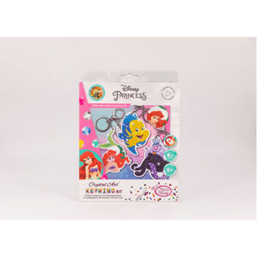Crystal Art - Little Mermaid Keyring Set