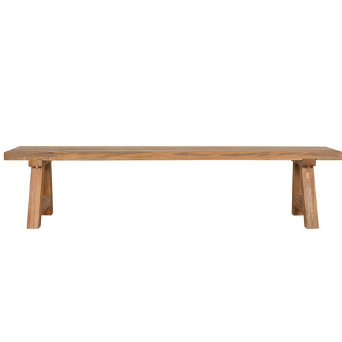 Stalwart Teak A Frame Dining Bench Seat 200cm