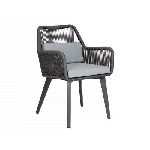 Falcon Aluminium And Rope Outdoor Dining Chair
