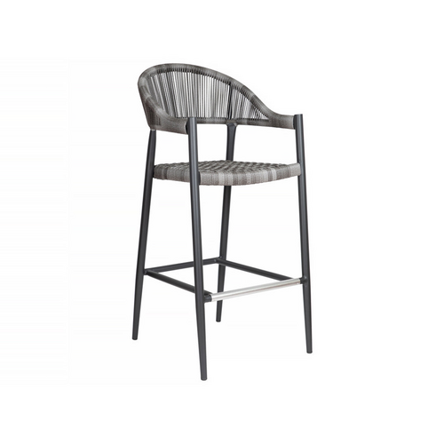 Parakeet Aluminium and Rattan Outdoor Patio Bar Chair