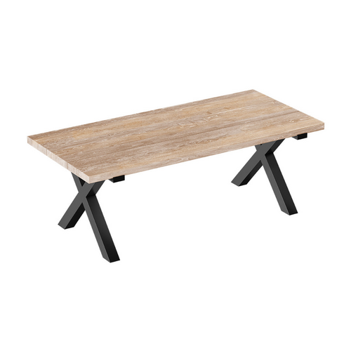 Fortico X-leg Teak Table 220cm