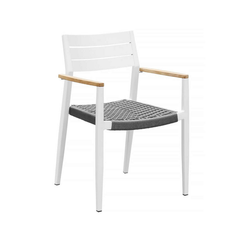 Albatross 2.0  Aluminium and Rope Outdoor Dining Chair