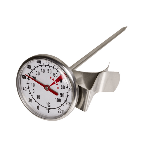 Davis &amp; Waddell Large Dial Milk Frothing Thermometer Stainless Steel &amp; Glass