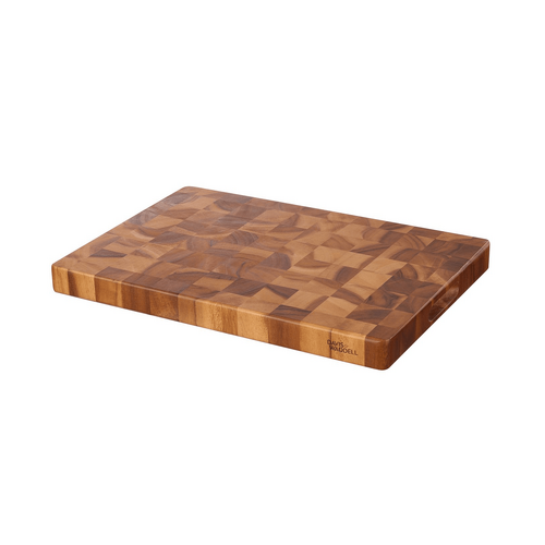 Davis &amp; Waddell Acacia Wood End Grain Cutting Board Natural