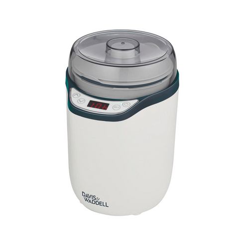 Davis &amp; Waddell 2 in 1 Electric Yoghurt Maker/Fermenter White &amp; Grey