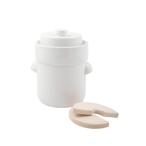 Davis &amp; Waddell Fermentation Crock White