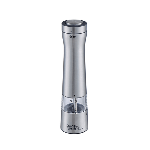 Davis &amp; Waddell Electronic Salt &amp; Pepper Mill Stainless Steel