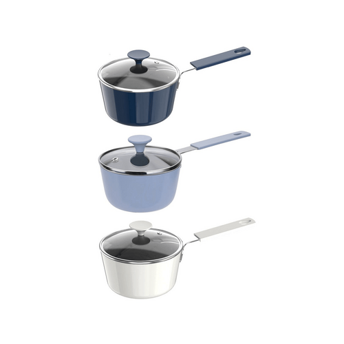 Davis &amp; Waddell Mini Non Stick Saucepan CDU 12pcs/3 Assorted