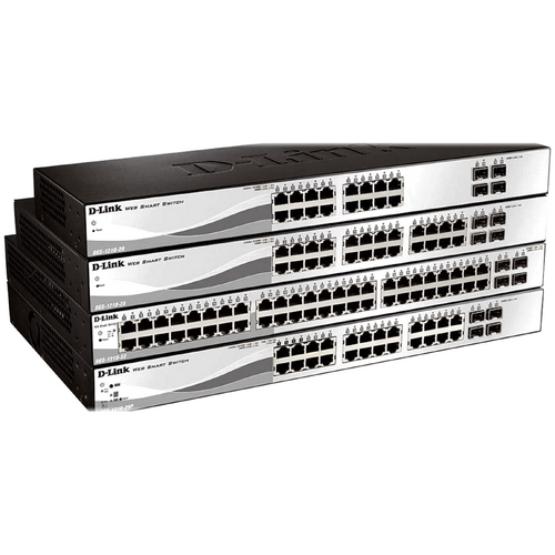 D-Link 20-Port Gigabit Websmart Switch With 20 Rj45 And 4 Combo Sfp Ports