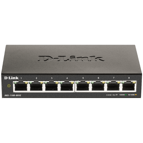 D-Link 8-Port Gigabit Smart Managed Switch