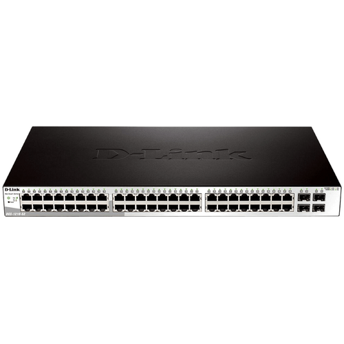 D-Link 52-Port Gigabit Websmart Switch With 52 Rj45 And 4 Combo Sfp Ports