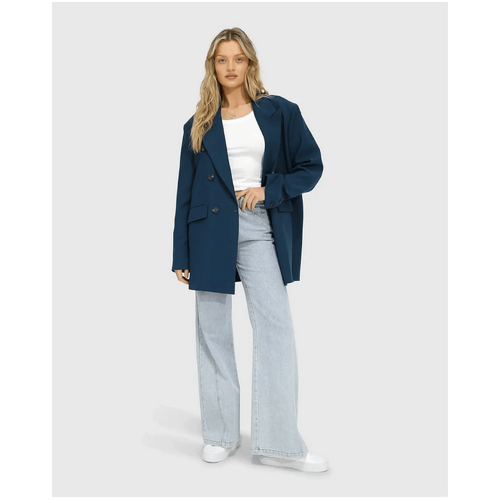 belle &amp; bloom Found in the Wild Blazer - Dark Blue