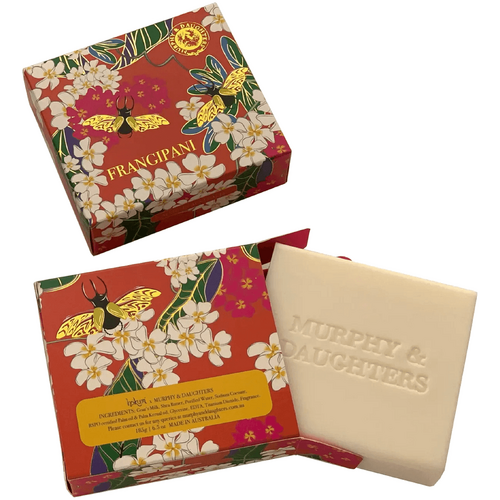 Murphy And Daughters Boxed Frangipani Soap - 185 grams