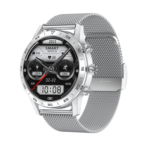 Doctor ECG Smartwatch Stainless steel Elegant Classic Style Bluetooth Calls