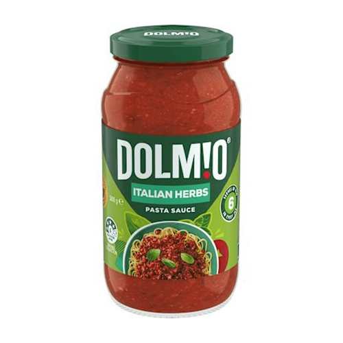 Dolmio Pasta Sauce Italian Herb 500g Jar
