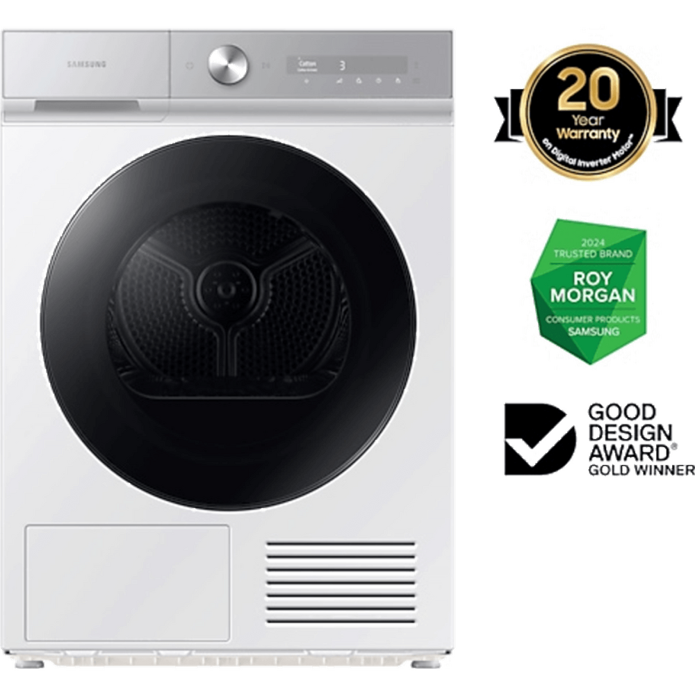 9kg BESPOKE Smart Heat Pump Dryer with AI Dry - DV90BB9440GH