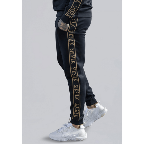 Black Muscle Fit Joggers