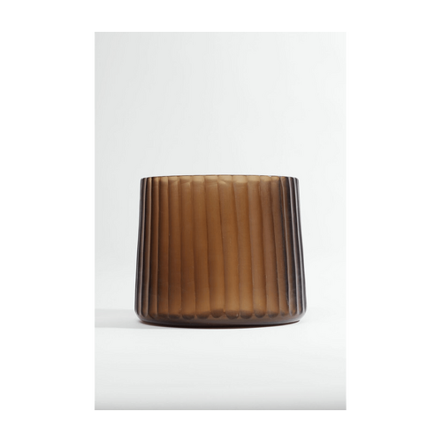 Eesha Short Mouthblown Glass Vessel