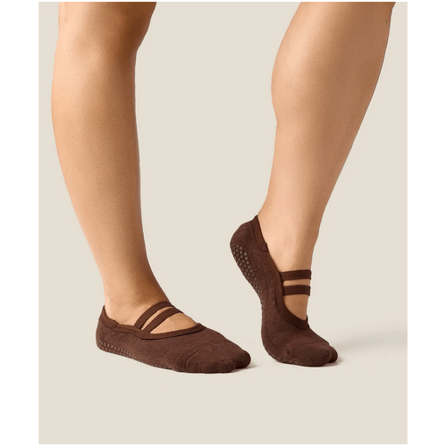 MoveActive Ballet Grip Socks - Espresso