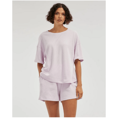 Amelius Laurie Waffle Tee - Violet