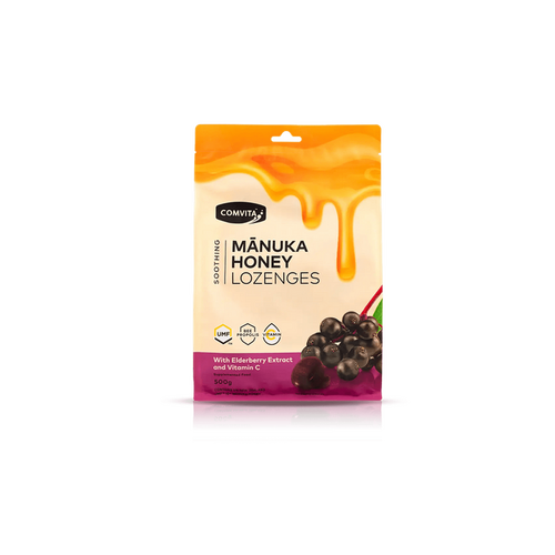 Manuka Honey Lozenges - Elderberry with Vitamin C