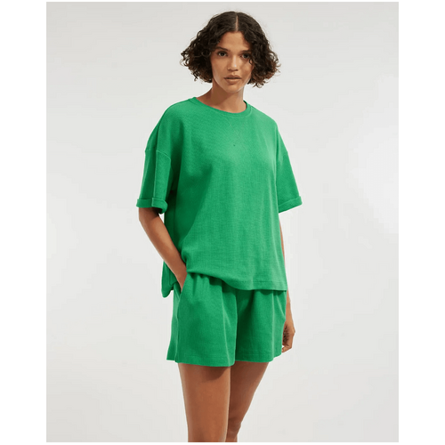 Amelius Laurie Waffle Tee - Jade