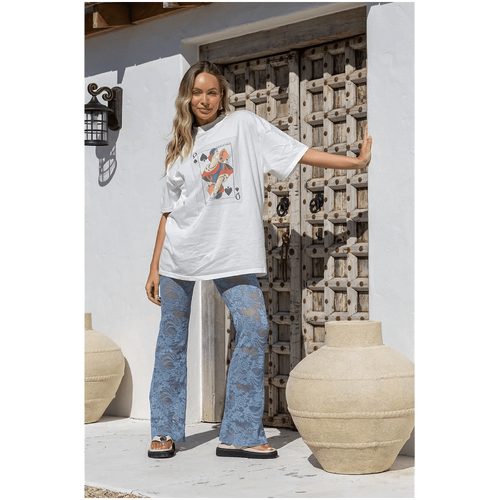 Peach &amp; Parla Queen Of Peaches White Tee