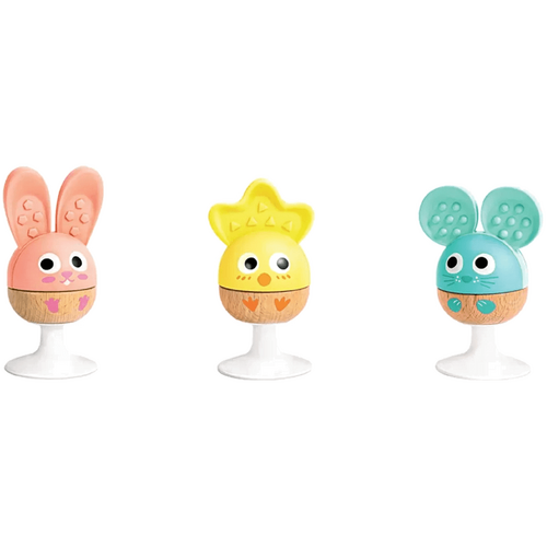 Hape Cheery Critter Rattle Trio